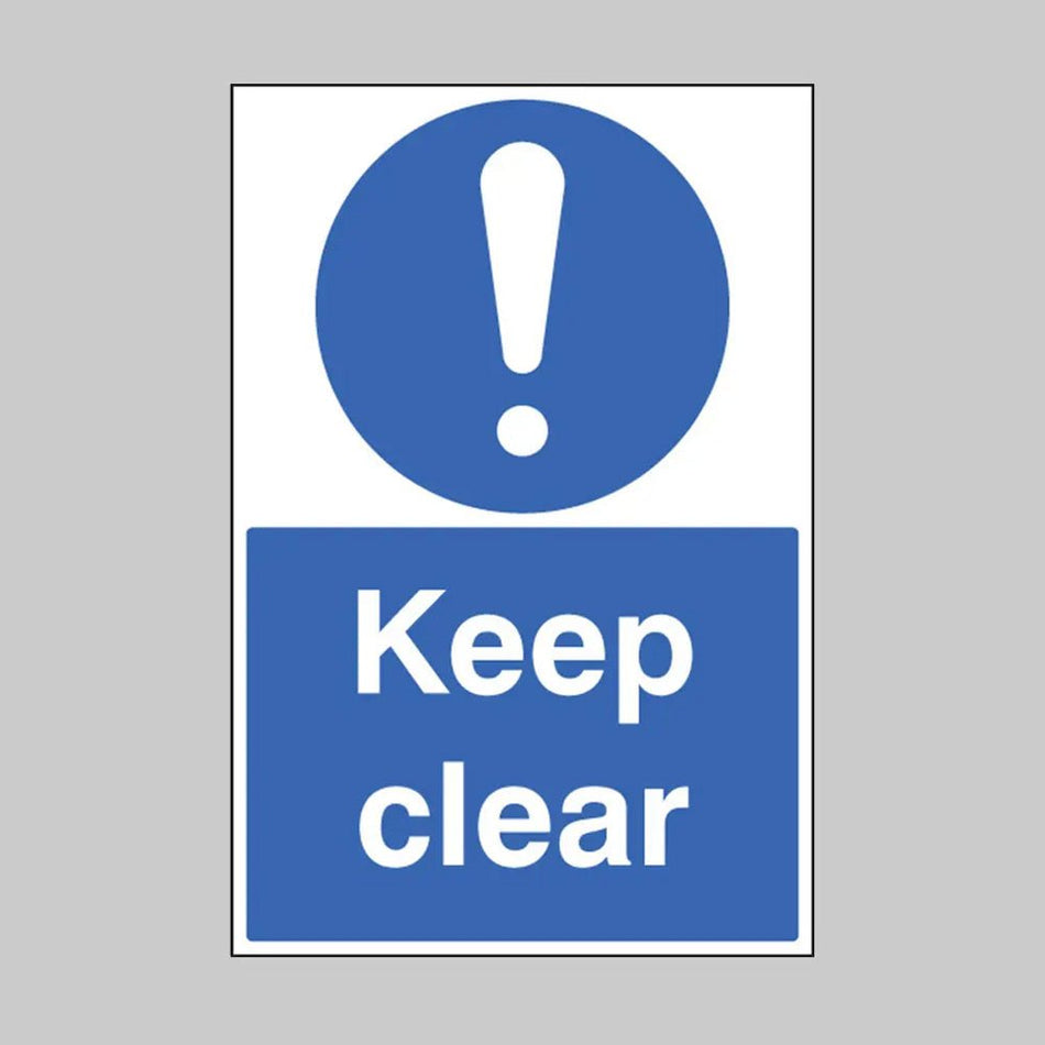 Keep Clear Floor Graphic 400 x 600mm (External Grade) - Ready Set SuppliedKeep Clear Floor Graphic 400 x 600mm (External Grade)53577