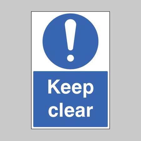 Keep Clear Floor Graphic 400 x 600mm - Ready Set SuppliedKeep Clear Floor Graphic 400 x 600mm58817