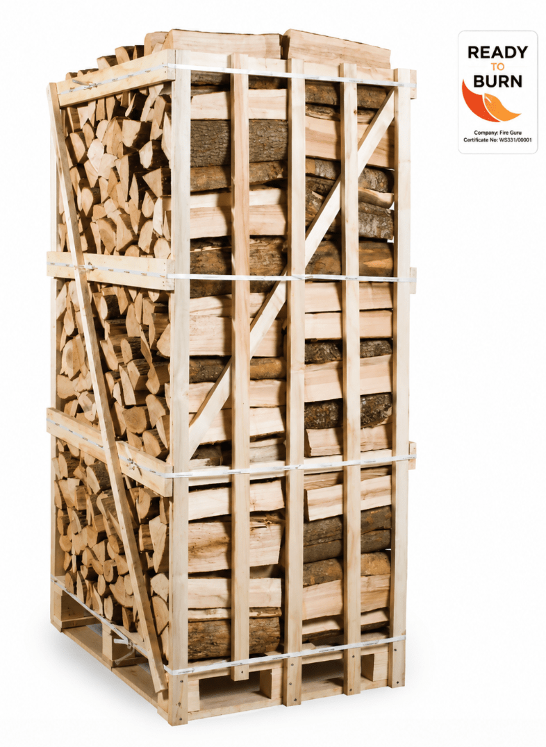KILN DRIED BIRCH LOGS JUMBO XL 1.8RM CRATE - Ready Set SuppliedKILN DRIED BIRCH LOGS JUMBO XL 1.8RM CRATE