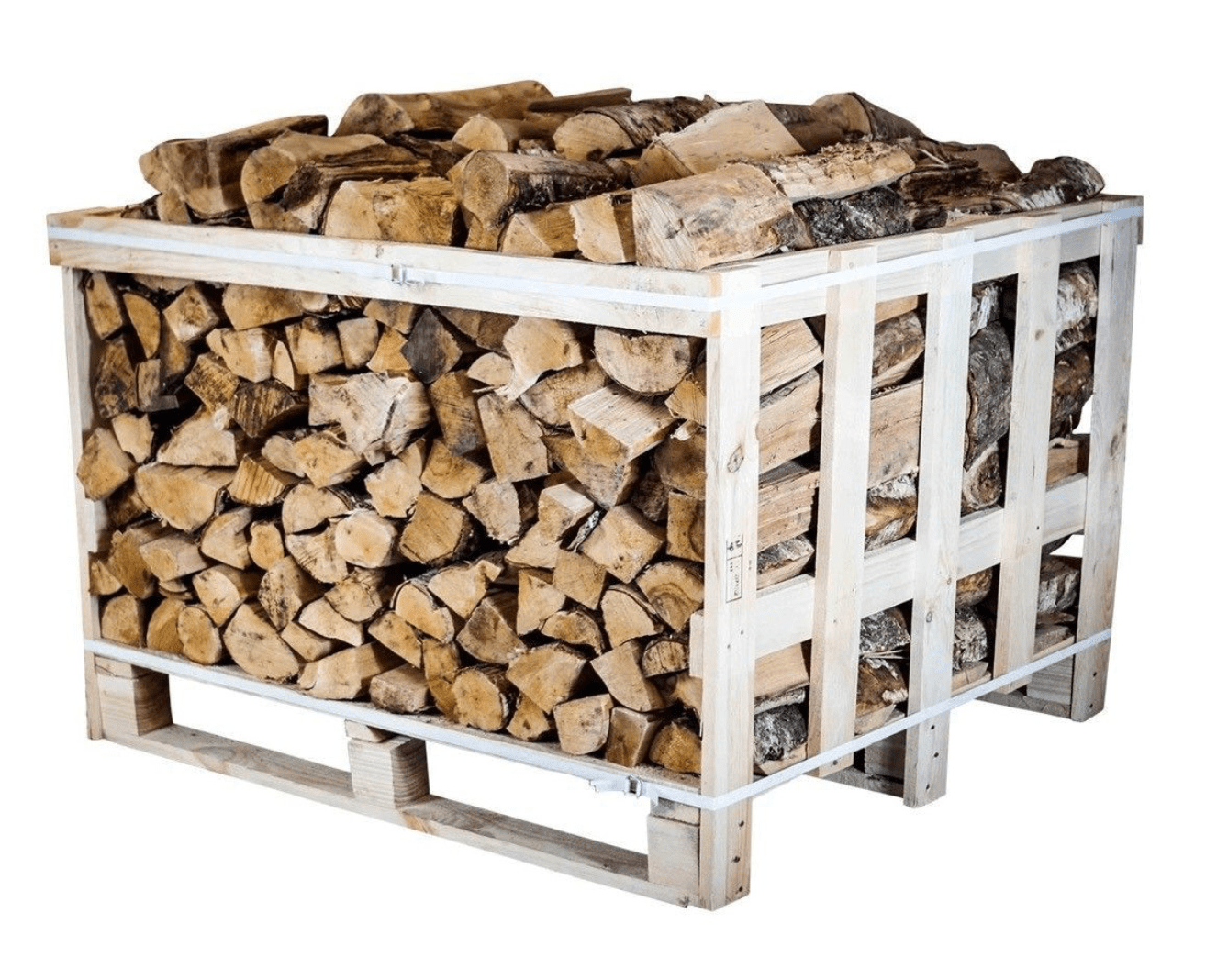 KILN DRIED OAK FIREWOOD LOGS STANDARD CRATE 0.8M³ STACKED / 1.3–1.4M³ LOOSE. - Ready Set SuppliedKILN DRIED OAK FIREWOOD LOGS STANDARD CRATE 0.8M³ STACKED / 1.3–1.4M³ LOOSE.