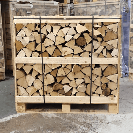KILN DRIED OAK FIREWOOD LOGS STANDARD CRATE 0.8M³ STACKED / 1.3–1.4M³ LOOSE. - Ready Set SuppliedKILN DRIED OAK FIREWOOD LOGS STANDARD CRATE 0.8M³ STACKED / 1.3–1.4M³ LOOSE.