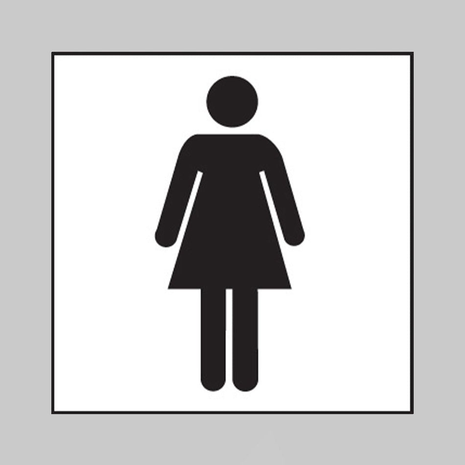 Ladies Symbol Sign - Ready Set SuppliedLadies Symbol SignRigid Plastic17024D