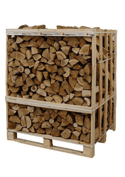 Large Crate Kiln - Dried Ash Firewood Logs – Approx. 1.63m³ Stacked / 2.5–2.6m³ Loose - Ready Set SuppliedLarge Crate Kiln - Dried Ash Firewood Logs – Approx. 1.63m³ Stacked / 2.5–2.6m³ Loose