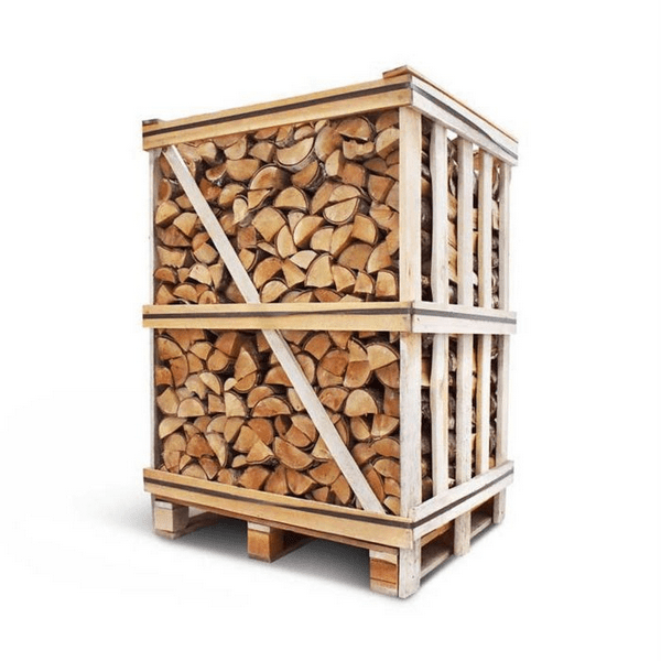 Large Crate Kiln - Dried Birch Firewood Logs – Approx. 1.63m³ Stacked / 2.5–2.6m³ Loose - Ready Set SuppliedLarge Crate Kiln - Dried Birch Firewood Logs – Approx. 1.63m³ Stacked / 2.5–2.6m³ Loose