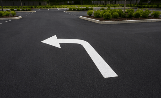 Left Turn Arrow Thermoplastic Road Marking - Ready Set SuppliedLeft Turn Arrow Thermoplastic Road Marking1000mm x 250mm