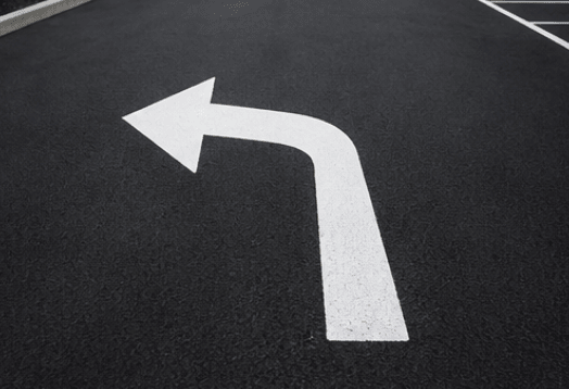 Left Turn Arrow Thermoplastic Road Marking - Ready Set SuppliedLeft Turn Arrow Thermoplastic Road Marking1000mm x 250mm