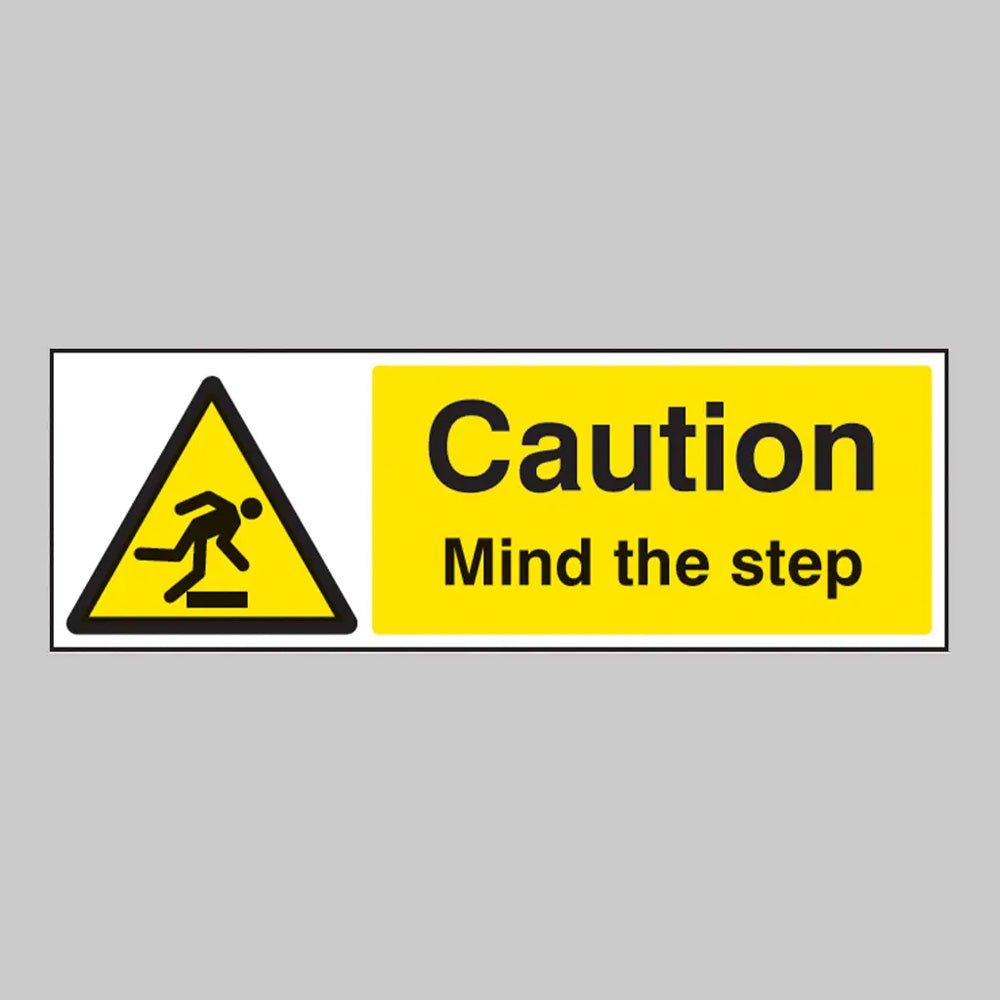 Mind The Step Floor Graphic 300 x 100mm (External Grade) - Ready Set SuppliedMind The Step Floor Graphic 300 x 100mm (External Grade)53538