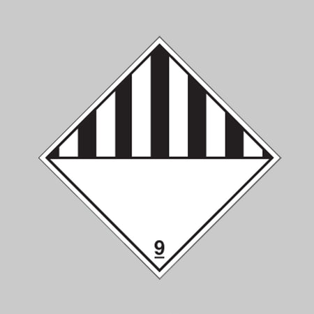 Miscellaneous Goods Class 9 Sign - Ready Set SuppliedMiscellaneous Goods Class 9 SignRigid Plastic14513F