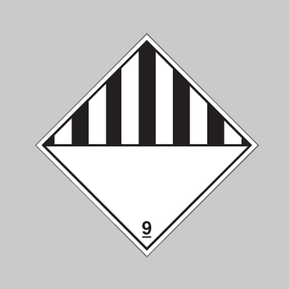 Miscellaneous Goods Class 9 Sign - Ready Set SuppliedMiscellaneous Goods Class 9 SignRigid Plastic14513F