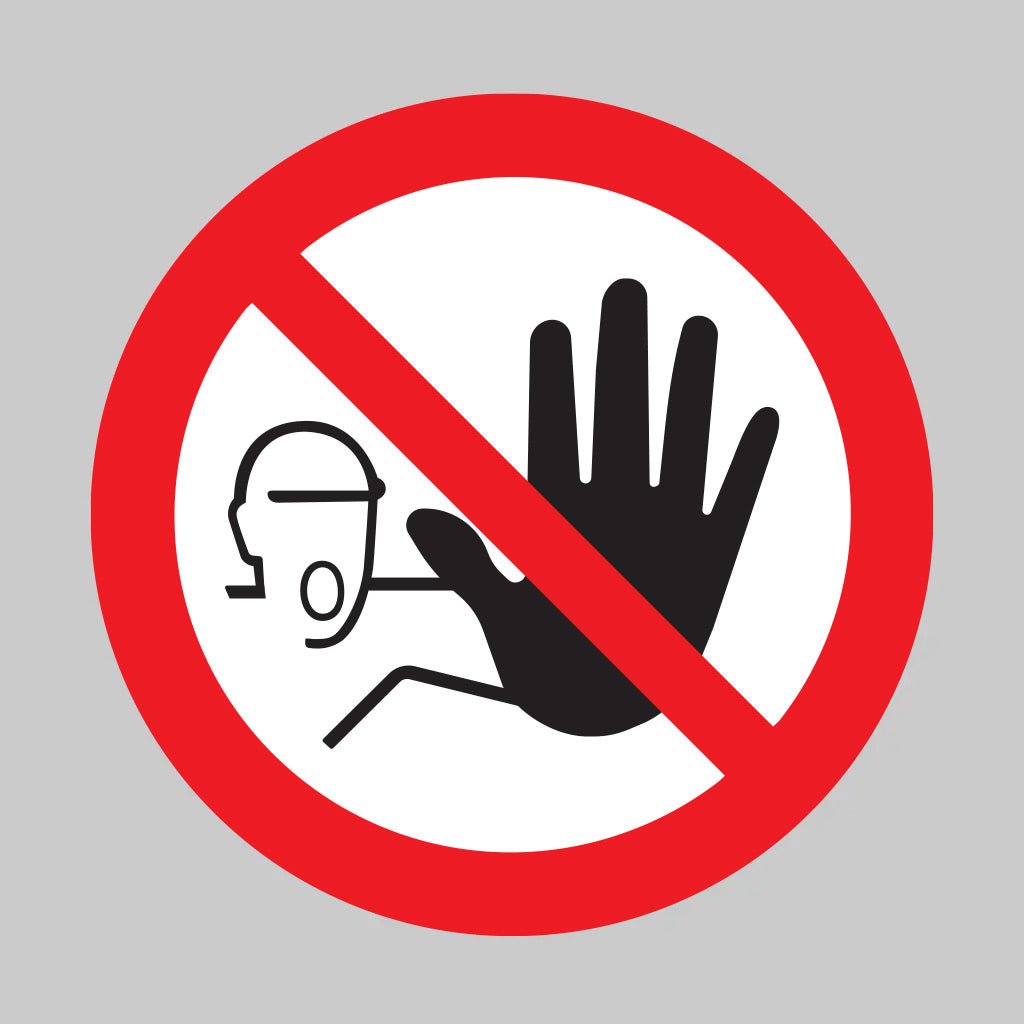 No Entry Symbol Floor Graphic 400mm Dia (External Grade) - Ready Set SuppliedNo Entry Symbol Floor Graphic 400mm Dia (External Grade)53539