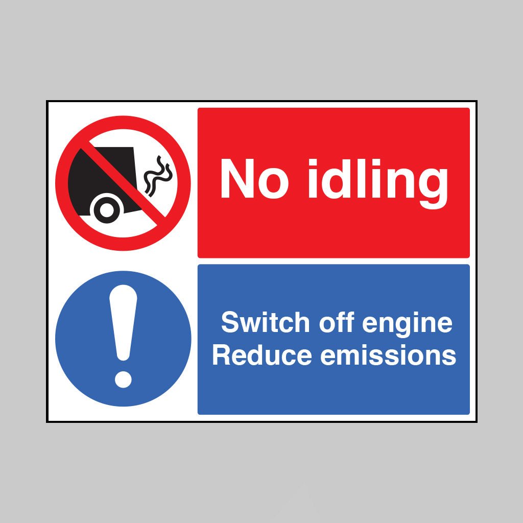 No Idling Sign - Ready Set SuppliedNo Idling Sign15473Q