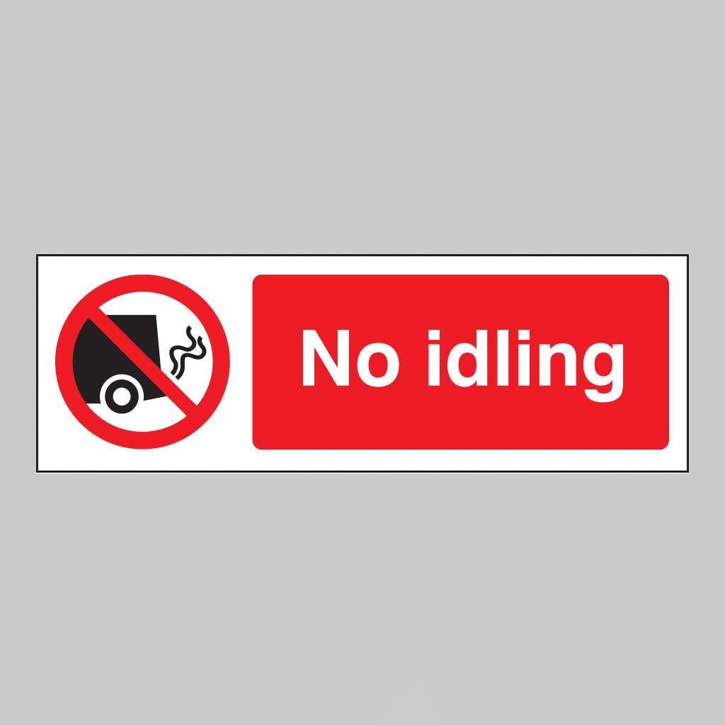 No Idling Sign - Ready Set SuppliedNo Idling Sign15474M