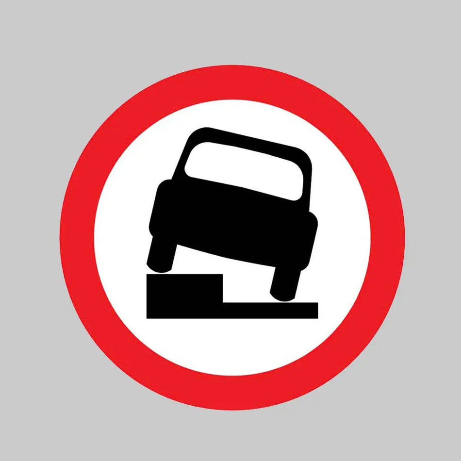 No Parking On Verge Or Footway Repeater Sign Class RA1 Permanent 300mm Dia (3mm Aluminium Composite) With Channelling - Ready Set SuppliedNo Parking On Verge Or Footway Repeater Sign Class RA1 Permanent 300mm Dia (3mm Aluminium Composite) With Channelling57457