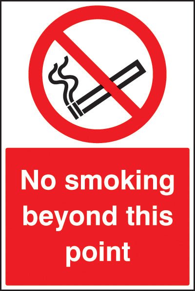 No Smoking Beyond This Point Floor Graphic 400 x 600mm - Ready Set SuppliedNo Smoking Beyond This Point Floor Graphic 400 x 600mm58741