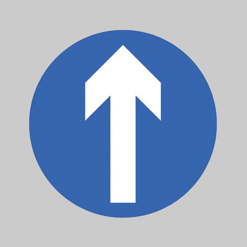 One Way Symbol Floor Graphic 400mm Dia (External Grade) - Ready Set SuppliedOne Way Symbol Floor Graphic 400mm Dia (External Grade)53540