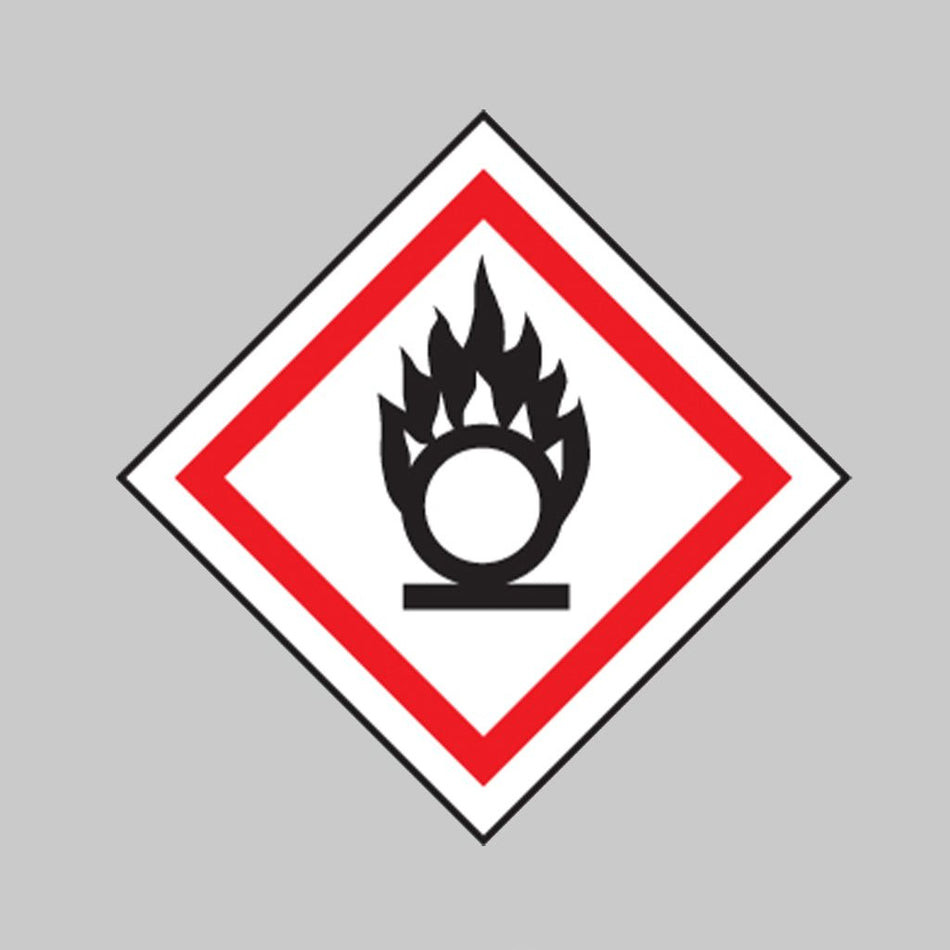 Oxidiser GHS Label - Ready Set SuppliedOxidiser GHS LabelRigid Plastic14540U