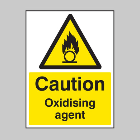 Oxidising Agent Sign - Ready Set SuppliedOxidising Agent SignRigid Plastic14424E