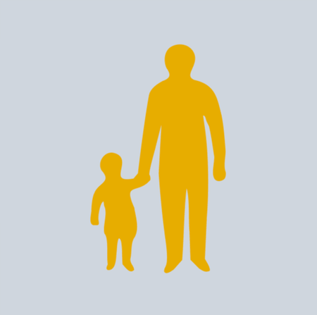 Parent & Child Symbol - Ready Set SuppliedParent & Child SymbolYellow