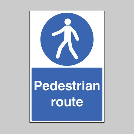 Pedestrian Route Floor Graphic 400 x 600mm (External Grade) - Ready Set SuppliedPedestrian Route Floor Graphic 400 x 600mm (External Grade)53578