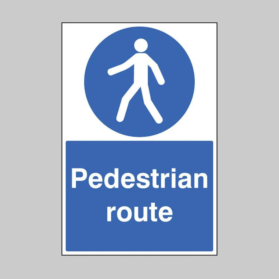 Pedestrian Route Floor Graphic 400 x 600mm (External Grade) - Ready Set SuppliedPedestrian Route Floor Graphic 400 x 600mm (External Grade)53578