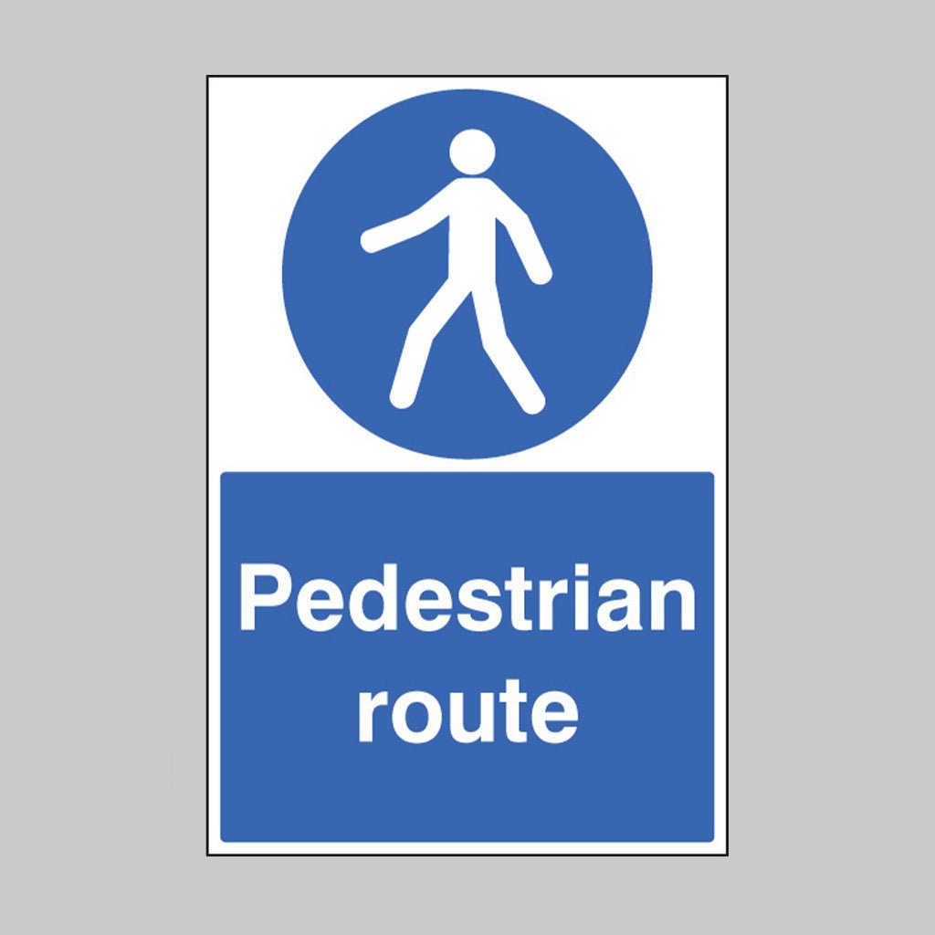 Pedestrian Route Floor Graphic 400 x 600mm - Ready Set SuppliedPedestrian Route Floor Graphic 400 x 600mm58818