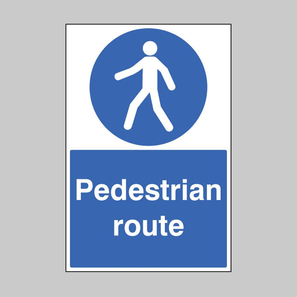Pedestrian Route Floor Graphic 400 x 600mm - Ready Set SuppliedPedestrian Route Floor Graphic 400 x 600mm58818