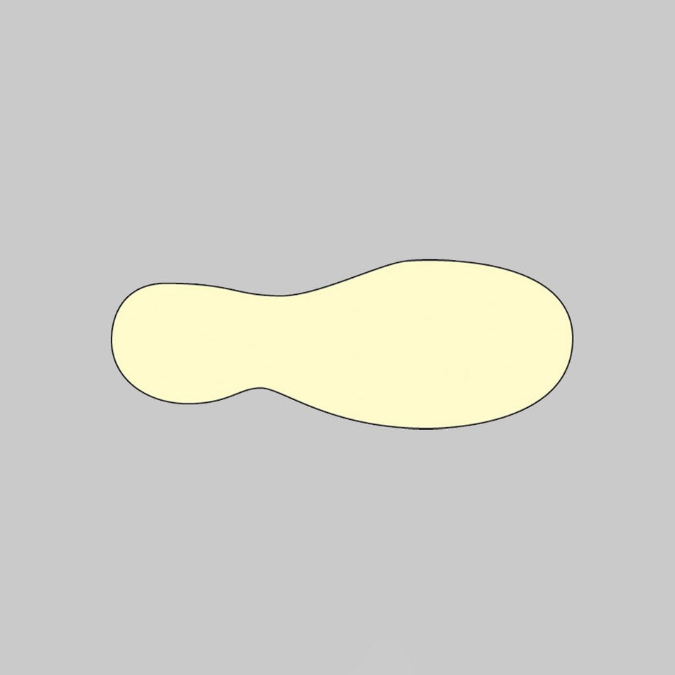 Photoluminescent Anti-Slip Adhesive Footprints 240 x 90mm Pack of 20 - Ready Set SuppliedPhotoluminescent Anti-Slip Adhesive Footprints 240 x 90mm Pack of 2058672