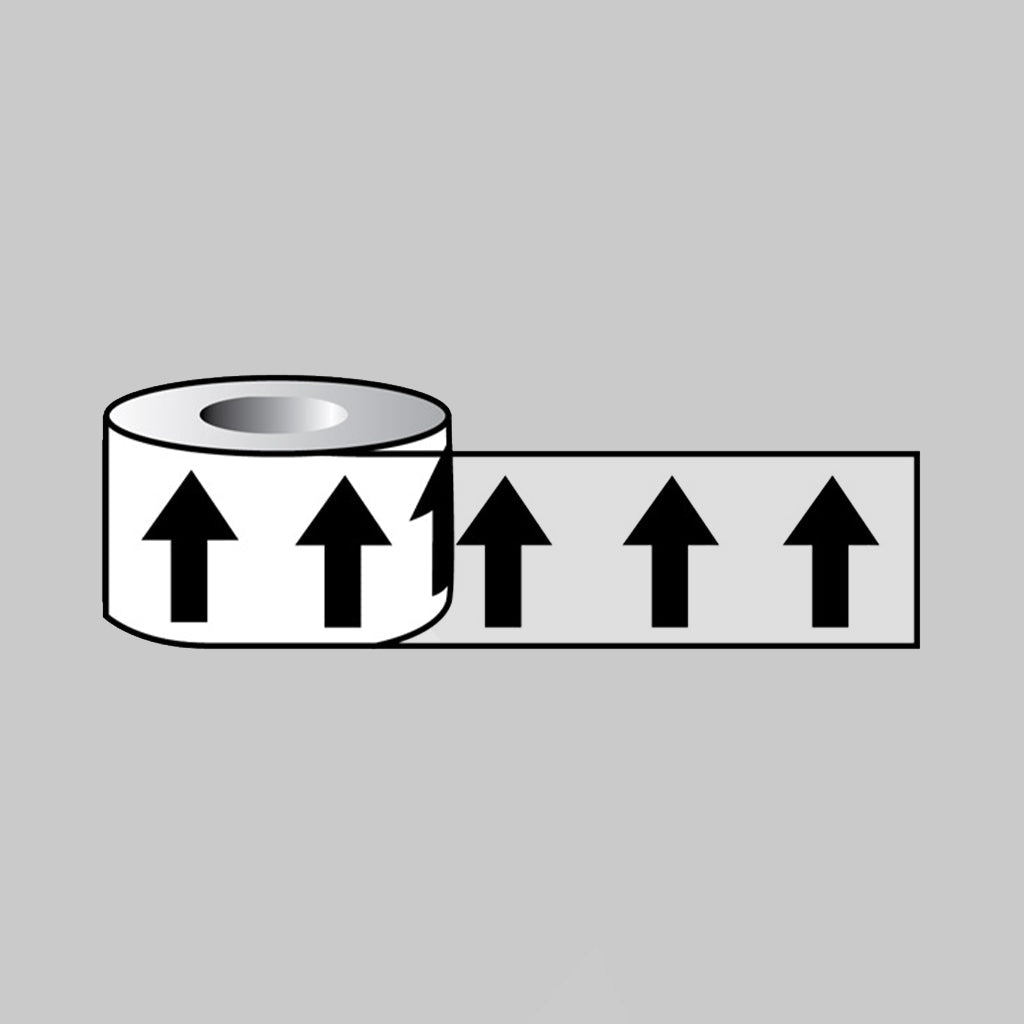 Pipeline Identification Black Arrows On Clear 50mm X 33m - Ready Set SuppliedPipeline Identification Black Arrows On Clear 50mm X 33m59878