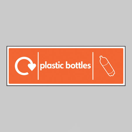 Plastic Bottles - Wrap Recycling Sign - Ready Set SuppliedPlastic Bottles - Wrap Recycling SignRigid Plastic16632M