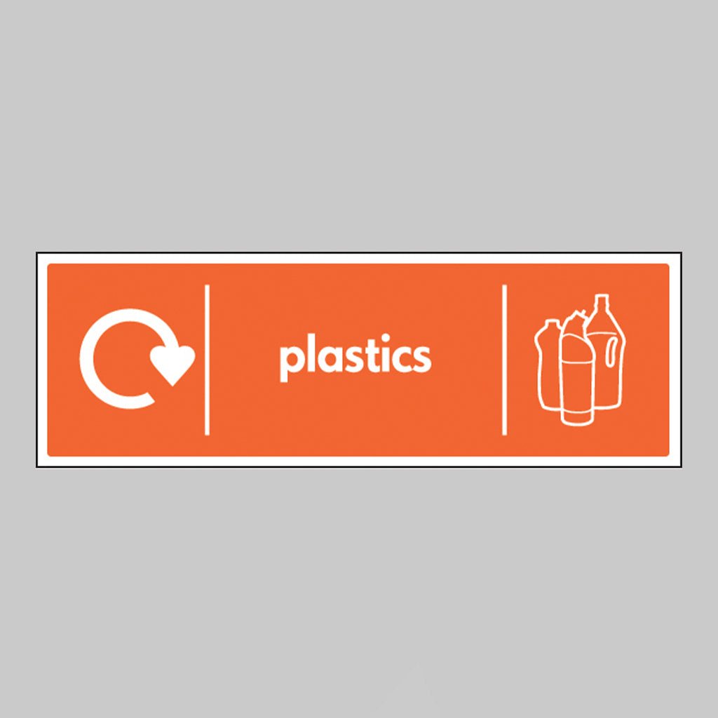 Plastics - Wrap Recycling Sign - Ready Set SuppliedPlastics - Wrap Recycling SignRigid Plastic16631M