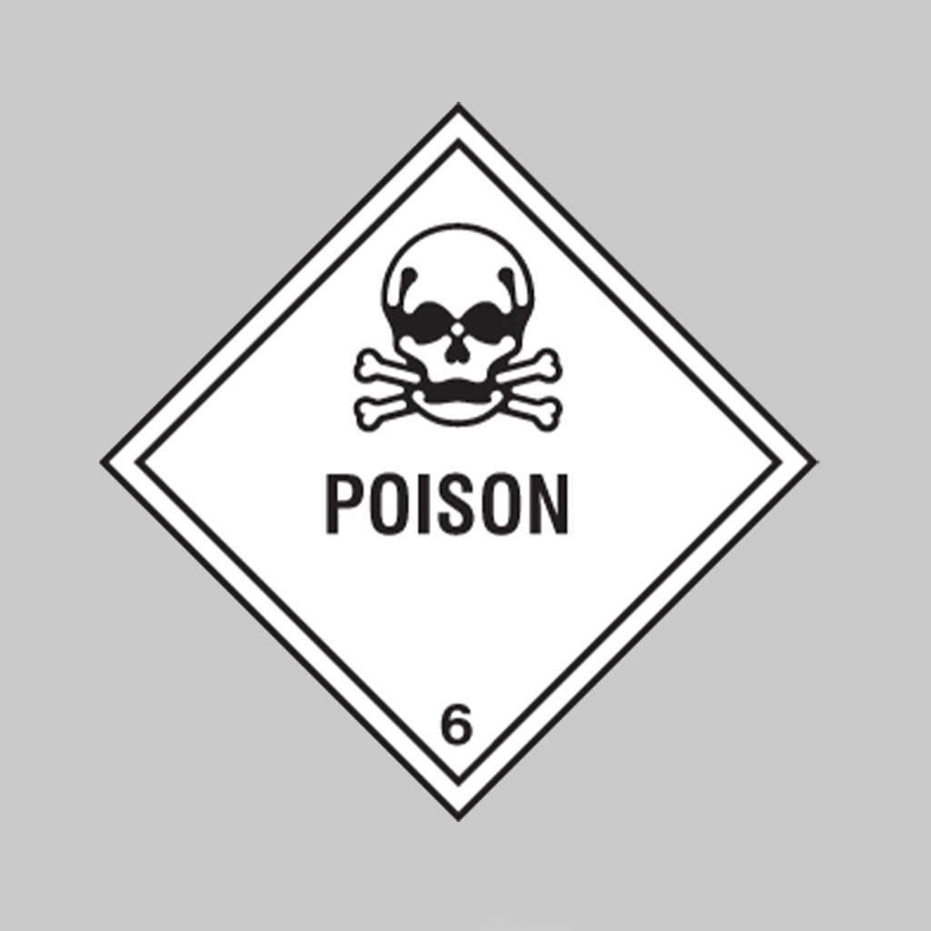Poison Sign - Ready Set SuppliedPoison SignRigid Plastic14438F