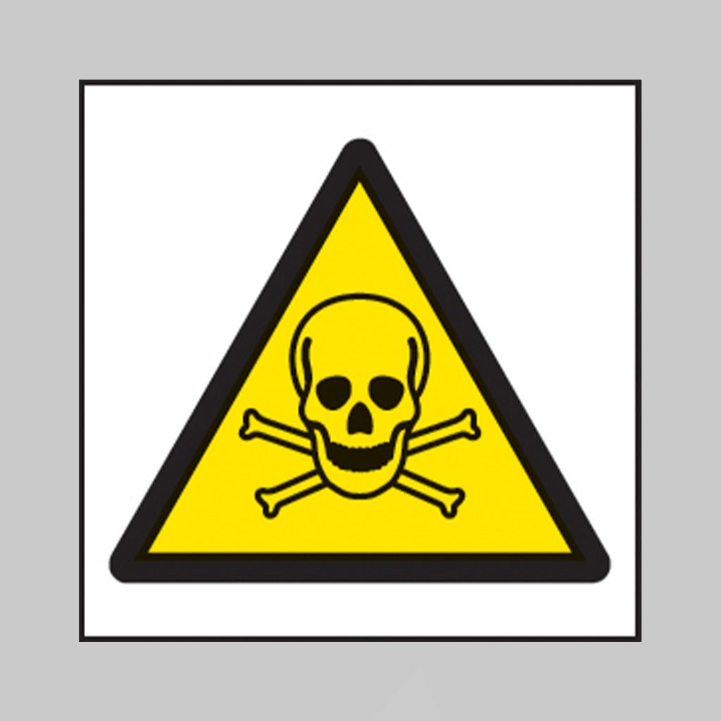 Poison Symbol Sign - Ready Set SuppliedPoison Symbol SignRigid Plastic14416F