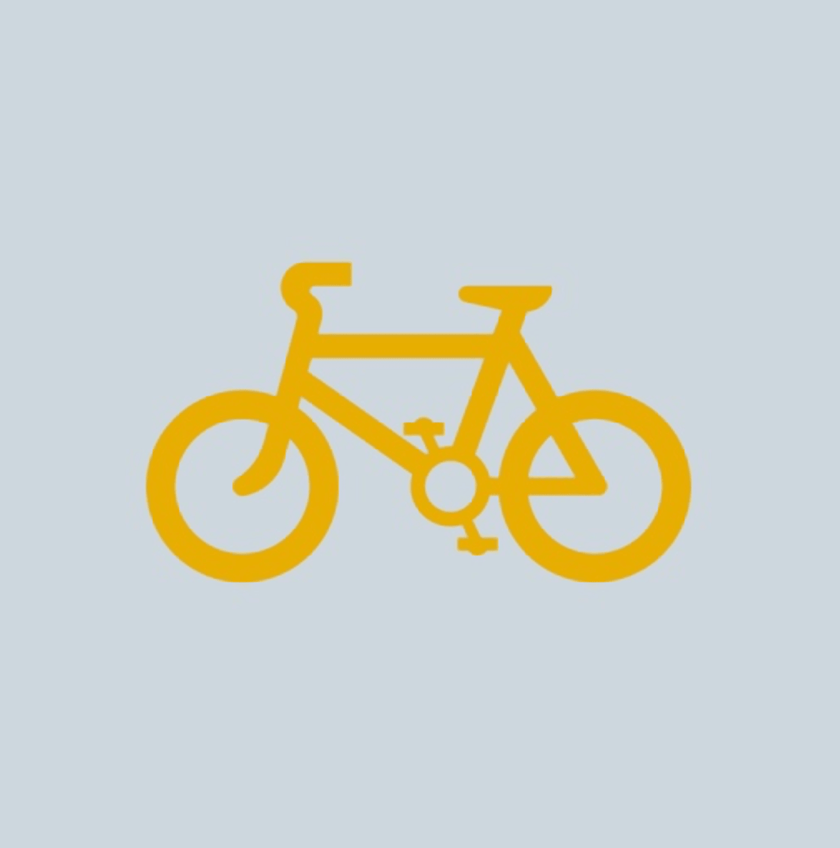 Preformed Thermoplastic Bicycle Symbol Marking - Ready Set SuppliedPreformed Thermoplastic Bicycle Symbol MarkingYellow