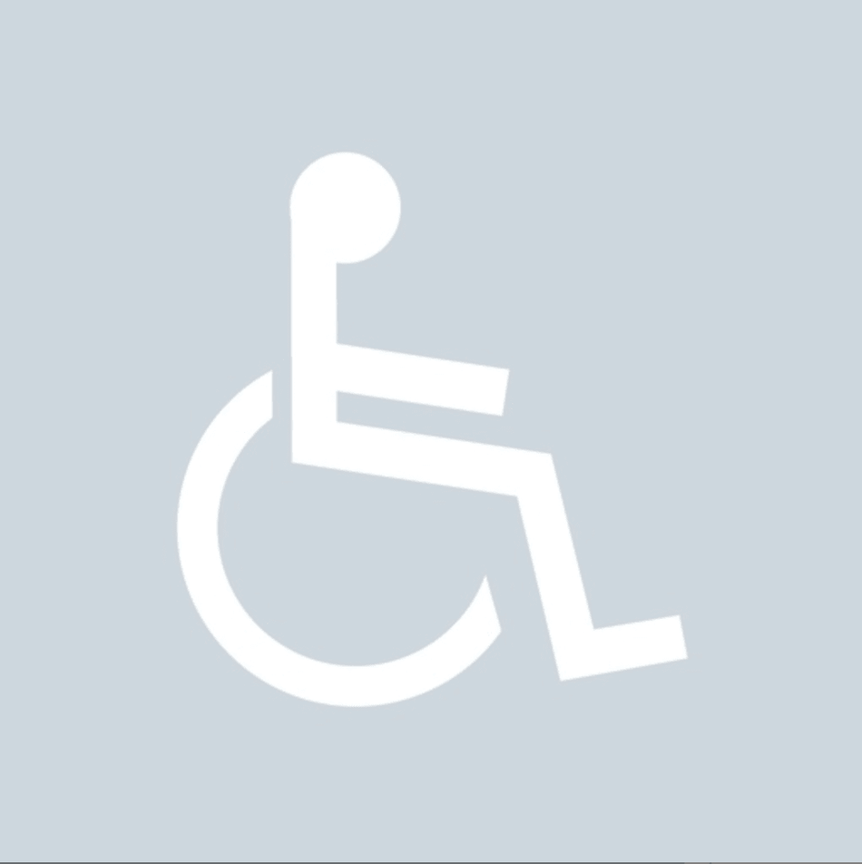 Preformed Thermoplastic Disabled Bay Symbol - Ready Set SuppliedPreformed Thermoplastic Disabled Bay SymbolWhite