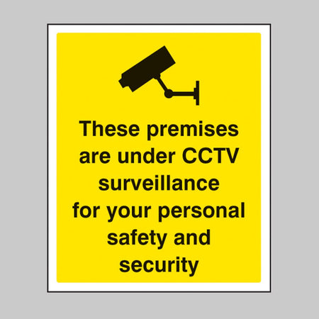 Premises Are Under CCTV Surveillance 75 x 100mm Sav On Face Sign - Ready Set SuppliedPremises Are Under CCTV Surveillance 75 x 100mm Sav On Face Sign59790