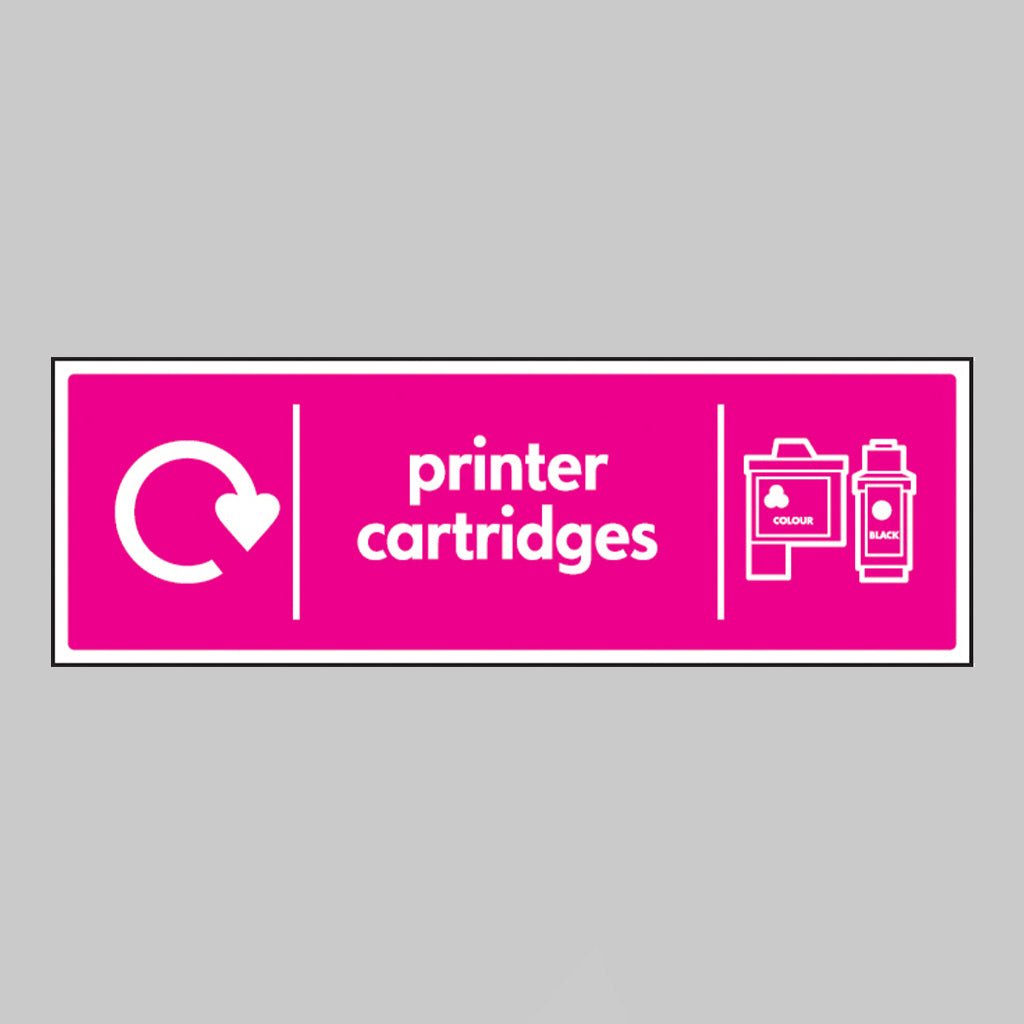 Printer Cartridges - Wrap Recycling Sign - Ready Set SuppliedPrinter Cartridges - Wrap Recycling SignRigid Plastic16664M