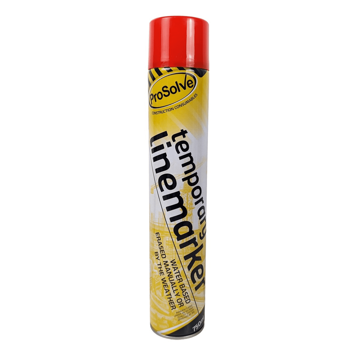 ProSolve Temporary Line Marking Paint (Water Based) 750ml - Ready Set SuppliedProSolve Temporary Line Marking Paint (Water Based) 750mlRed104