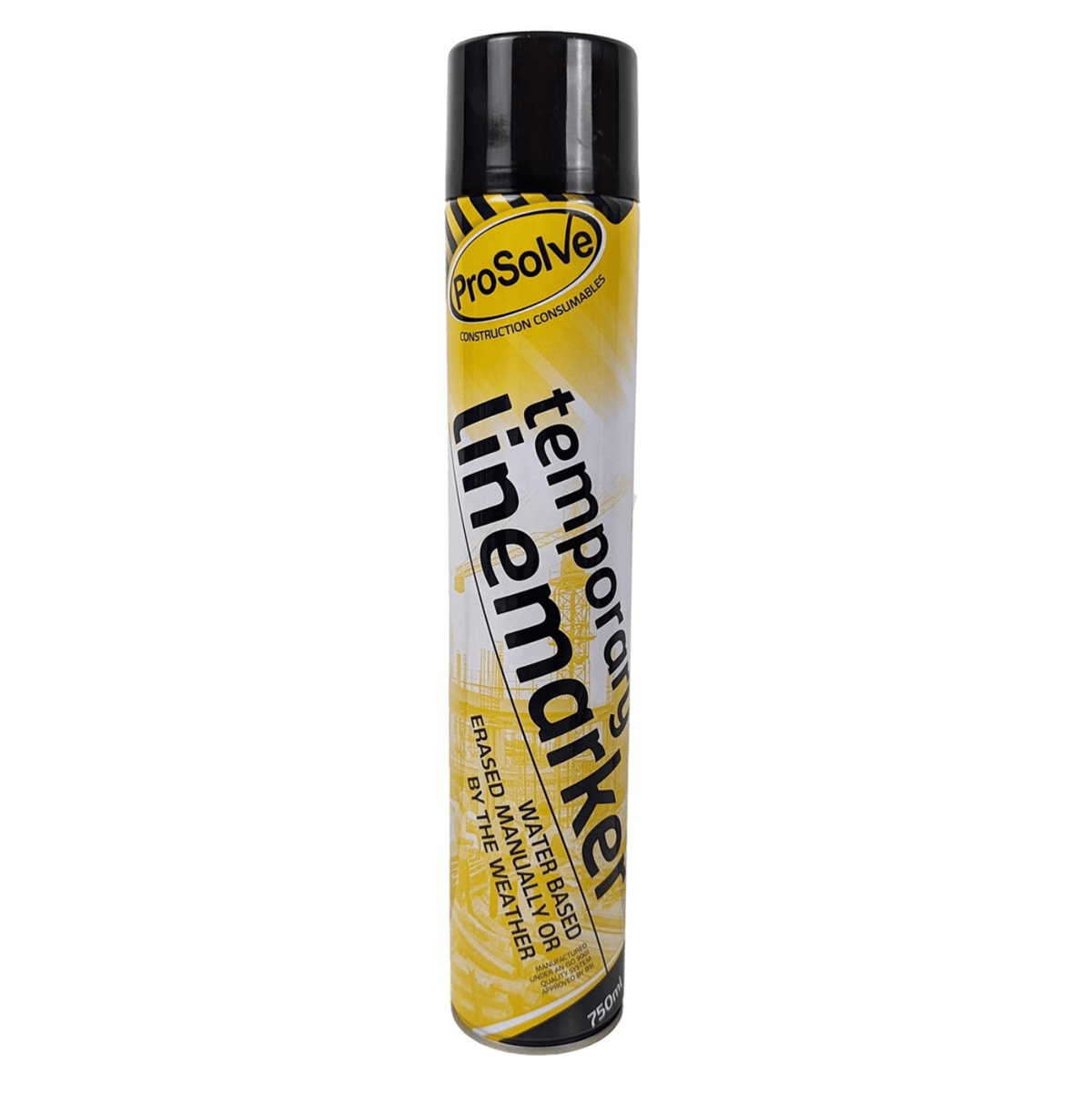 ProSolve Temporary Line Marking Paint (Water Based) 750ml - Ready Set SuppliedProSolve Temporary Line Marking Paint (Water Based) 750mlBlack106