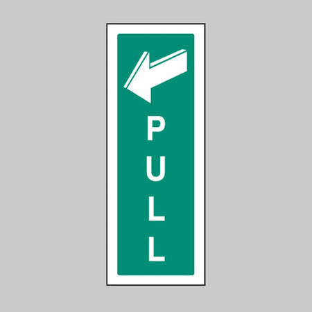 Pull With Arrow Left Sign - Ready Set SuppliedPull With Arrow Left SignRigid Plastic12071S
