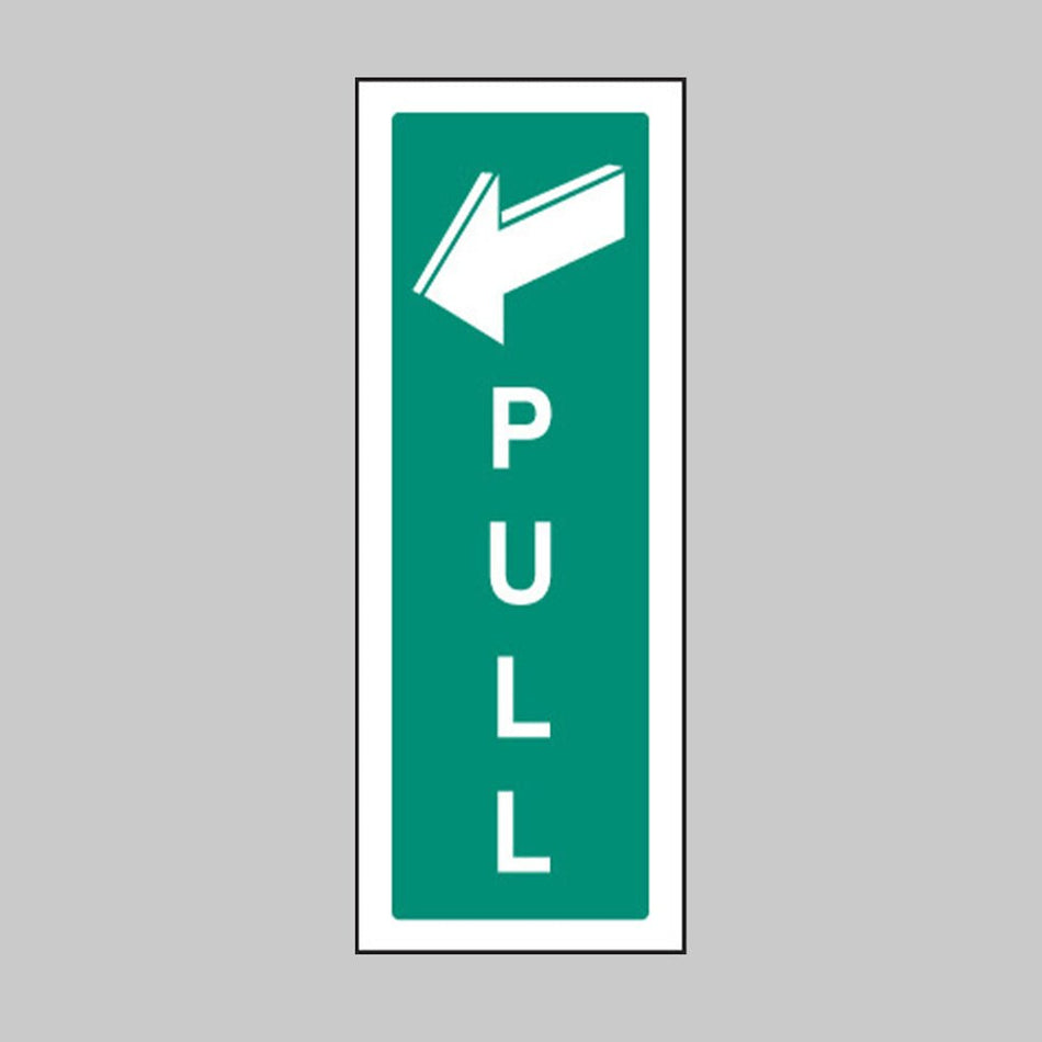 Pull With Arrow Left Sign - Ready Set SuppliedPull With Arrow Left SignRigid Plastic12071S