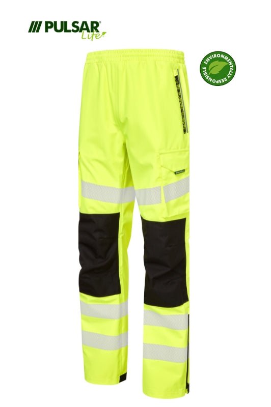 PULSAR® LIFE Waterproof HV Yellow Overtrouser - Ready Set SuppliedPULSAR® LIFE Waterproof HV Yellow OvertrouserSmallLFE906 - YEL