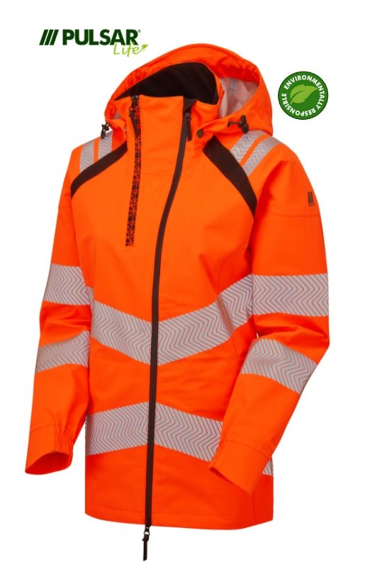 Pulsar Life Women's HV Orange Shell Jacket - Ready Set SuppliedPulsar Life Women's HV Orange Shell Jacket8RSS-PUL-0059