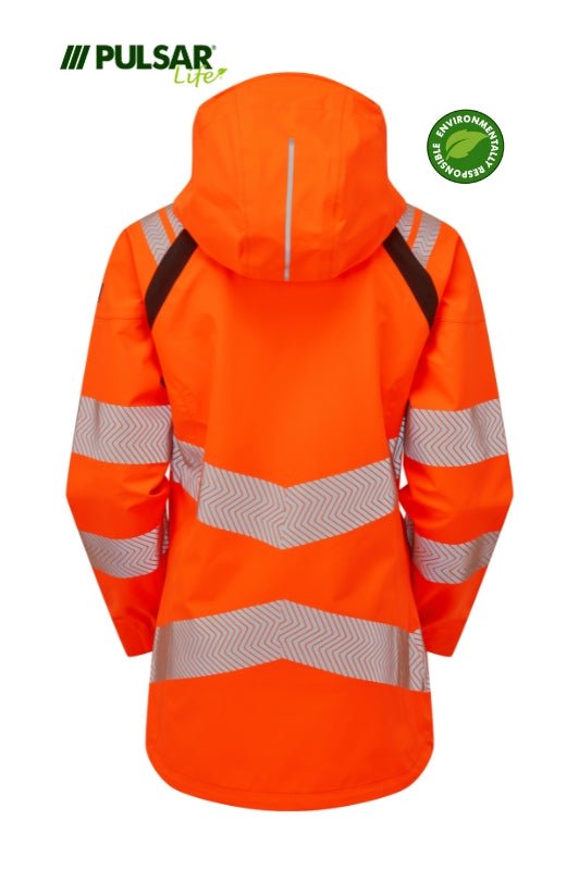 Pulsar Life Women's HV Orange Shell Jacket - Ready Set SuppliedPulsar Life Women's HV Orange Shell Jacket8RSS-PUL-0059