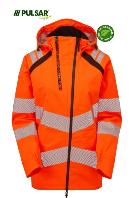 Pulsar Life Women's HV Orange Shell Jacket - Ready Set SuppliedPulsar Life Women's HV Orange Shell Jacket8RSS-PUL-0059