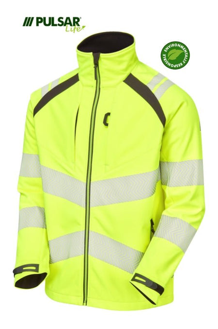 Pulsar Life Women's HV Yellow Softshell Jacket - Ready Set SuppliedPulsar Life Women's HV Yellow Softshell Jacket8RSS-PUL-0062