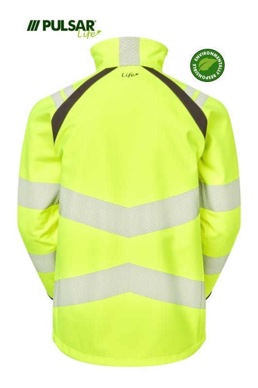 Pulsar Life Women's HV Yellow Softshell Jacket - Ready Set SuppliedPulsar Life Women's HV Yellow Softshell Jacket8RSS-PUL-0062