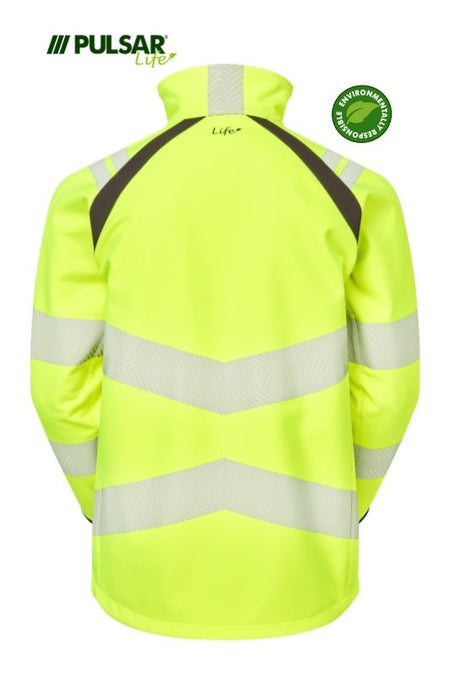 Pulsar Life Women's HV Yellow Softshell Jacket - Ready Set SuppliedPulsar Life Women's HV Yellow Softshell Jacket8RSS-PUL-0062