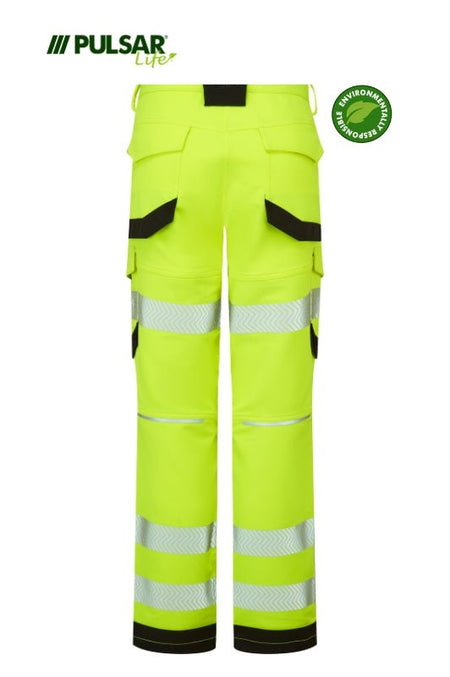 Pulsar Life Women's HV Yellow Stretch Combat Trouser - Ready Set SuppliedPulsar Life Women's HV Yellow Stretch Combat TrouserShort LegRSS-PUL-0066