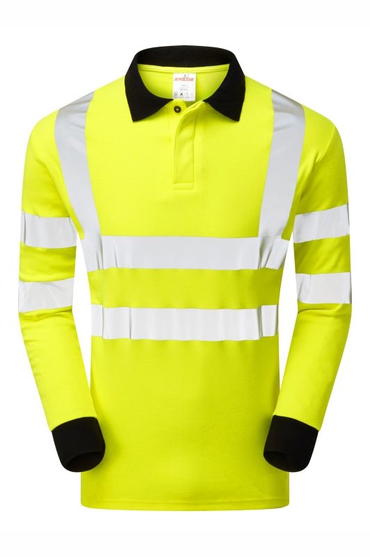 Pulsar Protect FR & ARC HV Yellow Polo Shirt - Ready Set SuppliedPulsar Protect FR & ARC HV Yellow Polo ShirtSRSS-PUL-0093