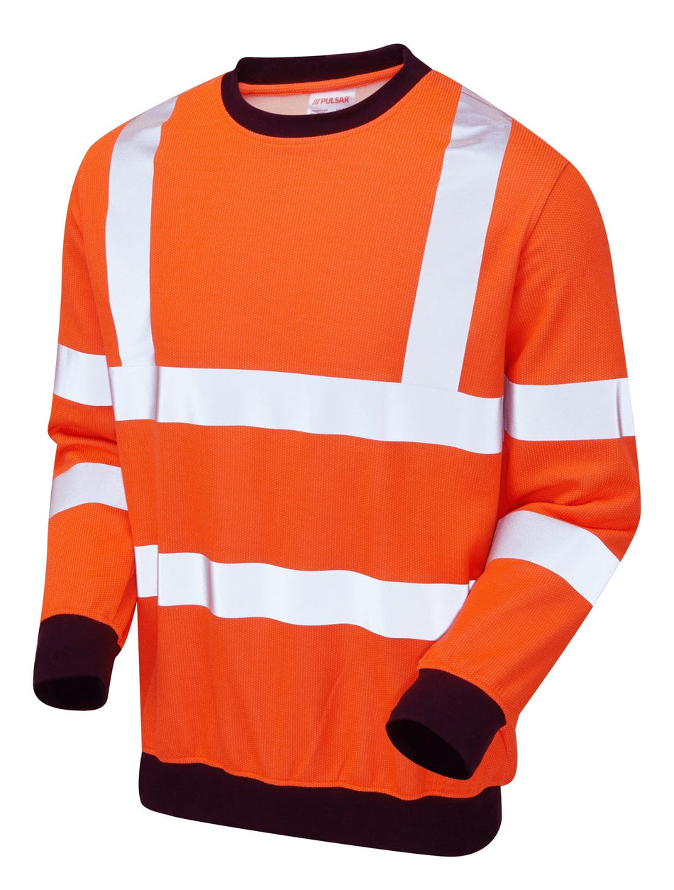 PULSAR® PROTECT FR & ARC Sweat Shirt - Ready Set SuppliedPULSAR® PROTECT FR & ARC Sweat ShirtMediumPRARC20 - ORG